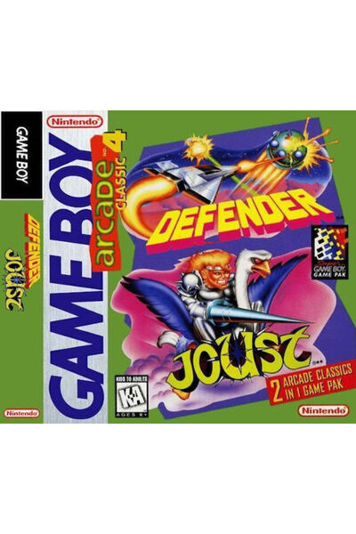 Nintendo Κλασικό Arcade Αρ. 4: Εγχειρίδιο Παιχνιδιού Game Boy Defender & Jous...