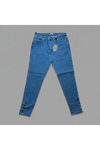 NOVENTA Στενό τζιν (skinny jeans) σε μεγάλο μέγεθος με διακοσμητικά κουμπιά σ...