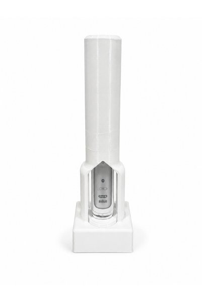 TRİDEON 3D Electric Toothbrush Stand and Protective Case |   Oral-B Compatible Toothbrush Holder Organizer |   Bathroom Organizer