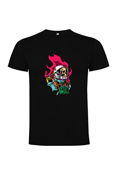 iLovePrints Skullcycle Space Horror Tshirt