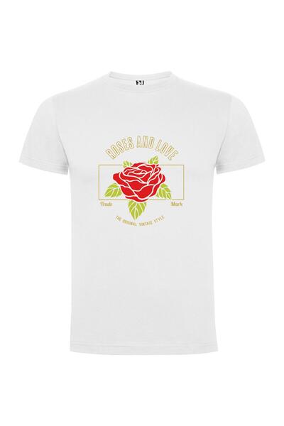 iLovePrints Neon Roses Love Story Tshirt