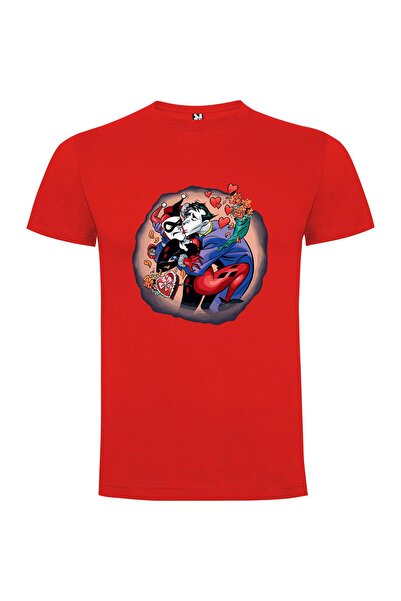 iLovePrints Animated Passion: Joker's Embrace Tshirt