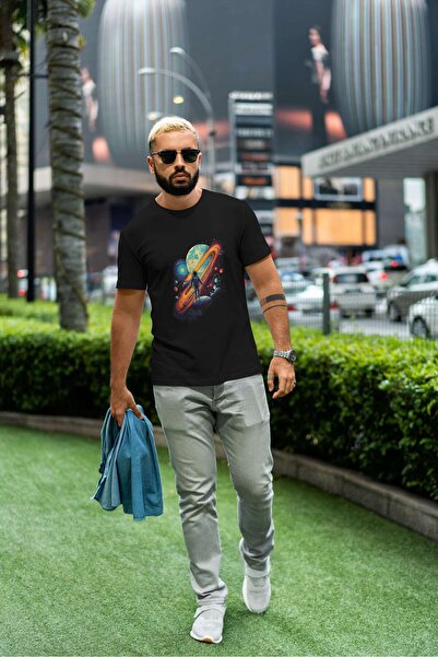 iLovePrints Astronaut in Vibrant Space Tshirt