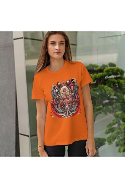 iLovePrints Abstract Ethereal Owl Tshirt