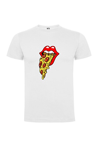 iLovePrints Bite-sized Pizza Hybrid Tshirt