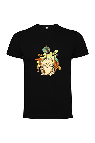 iLovePrints Ukiyo Cat Attack Tshirt
