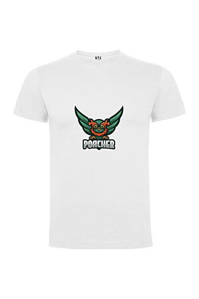 iLovePrints Owly Gaming Logo Design Tshirt