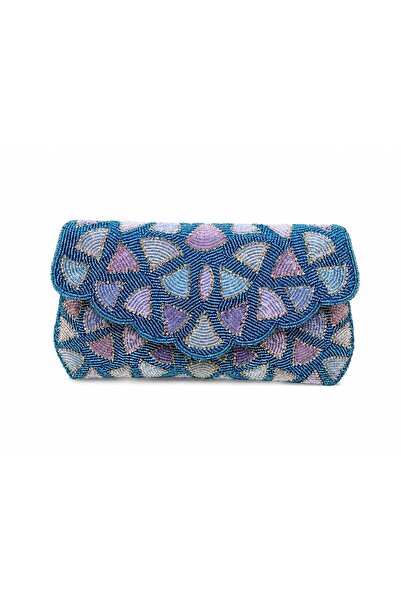 ARCAD Handmade Beaded Shoulder Bag with Chain Strap – Indian Artisan Evening ...