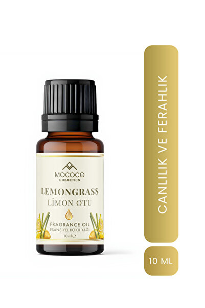MOCOCO COSMETICS Limon Otu (Lemongrass) Esansiyel Yağı 10 ml – Doğal Uçucu Ya...