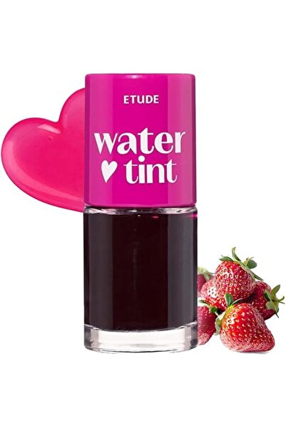 ETUDE Dear Darling Water Tint Strawberry Ade Bright Vivid Color Lip Tint with...