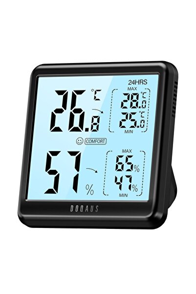 DOQAUS Indoor Thermometer Room Hygrometer, Mini Digital Hygrometer High Accur...