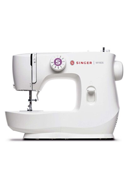 SİNGER M 1605 4 step buttonhole, present stitch length and width, 6 built in ...