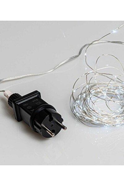 Generic 300 λαμπάκια LED σε σειρά, 30 m, ασημί καλώδιο χαλκού (Copper), σταθε...