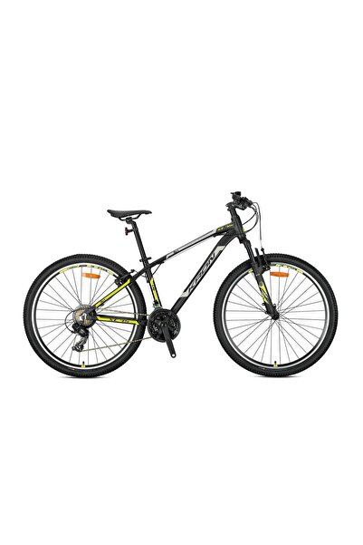 Kron XC 75 - 26 MTB - 14' - 21 Vites - M.Disc - Mat Siyah/Bej-Neon Sarı