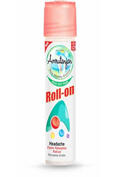Amrutanjan New Faster Relaxation Headache Roll-On Bottle Of 5 Ml