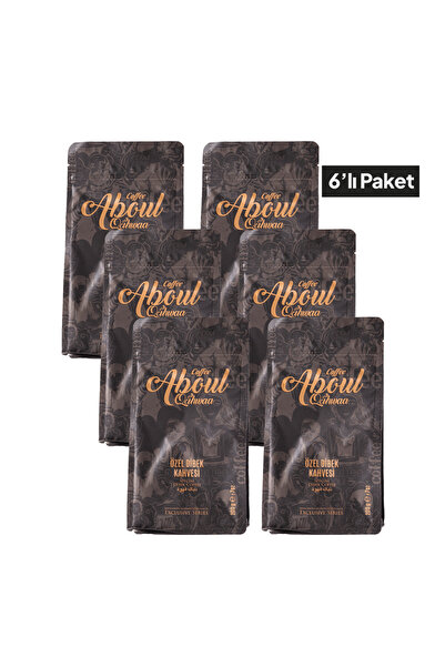 Aboul Qahwaa Özel Dibek Kahvesi 200 gr - 6'lı Avantaj Paketi