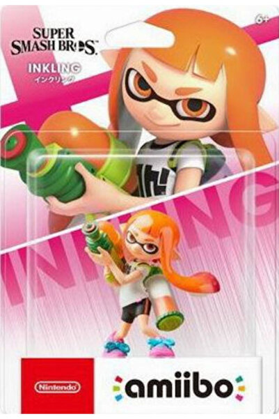 Nintendo Amiibo Super Smash Bros Inkling Κορίτσι Φιγούρα Χαρακτήρα για 3DS