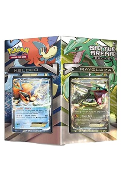 Pokemon Pachete de cărți Battle Arena: Rayquaza vs Keldeo