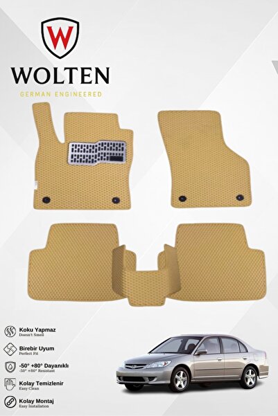 w wolten german engineered HONDA-CİVİC-(2002-2006) İÇİN EVA İÇ PASPAS TAKIMI ...