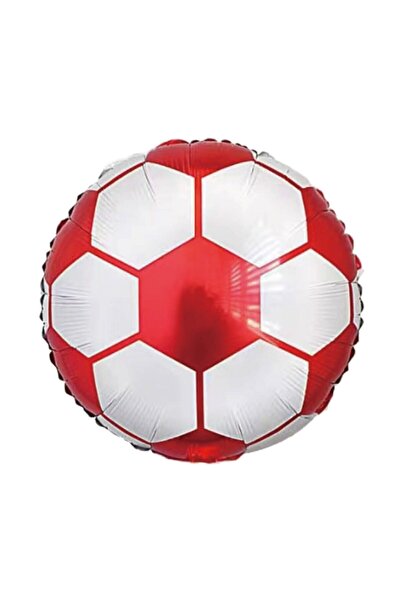 MP Mirific Party Balon din folie metalizată minge de fotbal roșie 45 cm