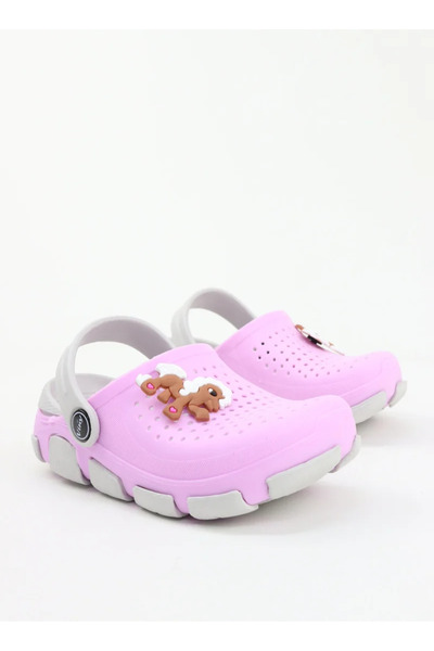 VİNY Kids Cartoon Clogs Garden Shoes – Lightweight EVA Slip-On Clogs with Bac...