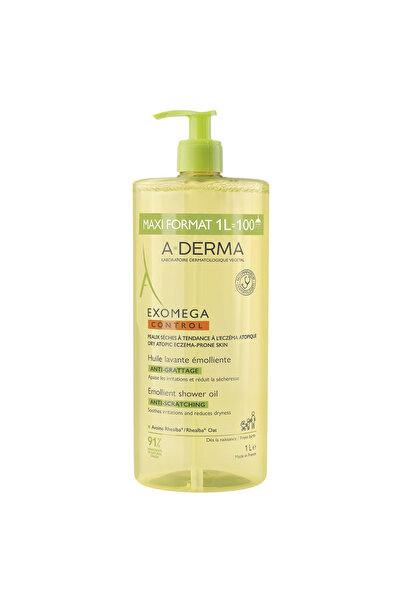A-DERMA Exomega Control Μαλακτικό Έλαιο Καθαρισμού 1L
