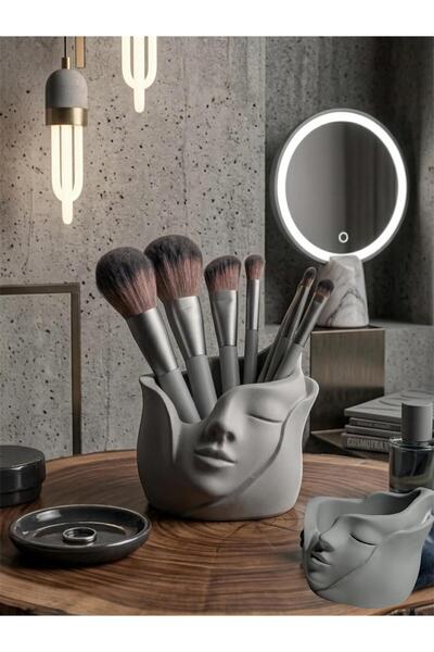 Art-ı Prime Dizayn Modern Kadın Yüzü Heykel Obje & Saksı