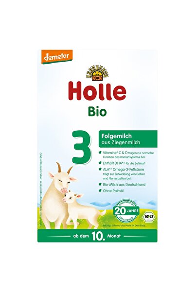 Holle Lapte praf de capra pentru sugari 10 luni Formula 3,
