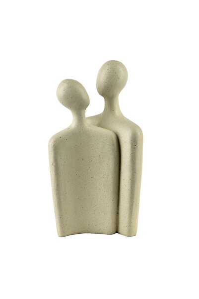MONDEX Figurină decorativă Polirășină MANON 12x24 cm Bej 1 buc.