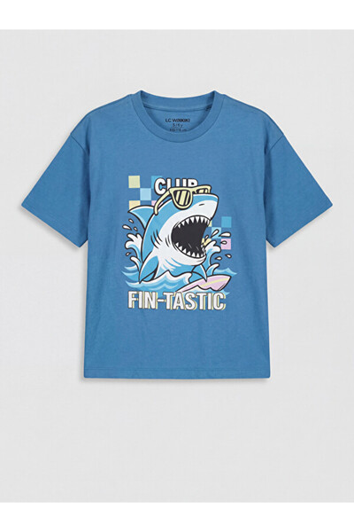 LC Waikiki Esvab • Modern & Distinctive Shark Printed Boys' T-Shirt
