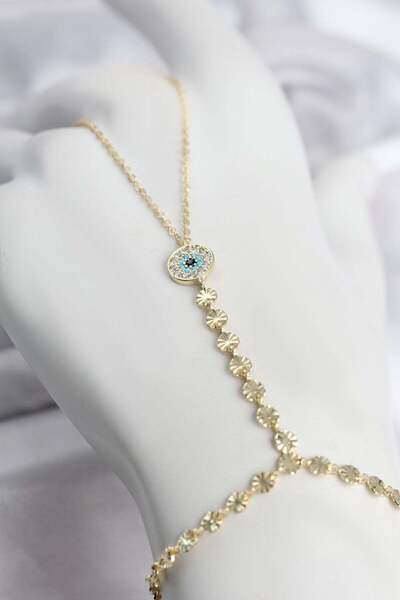 Inure Jewelry حجر الزركون النحاسي باللون الذهبي طراز نازار شهميران