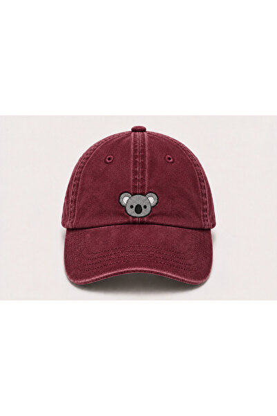 WeavedCo Koala Embroidered Vintage Washed Baseball Cap