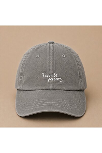 WeavedCo Favorite Person Embroidered Vintage Washed Cap Hat