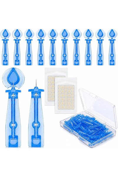 Arabest 50-Piece Disposable Ultrafine Acne Needle Set,with 72 Dots Pimple Sti...