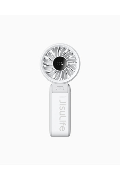 JISULIFE Life 7 El Fanı & Masaüstü Fan 5000 mAh Açık Gri