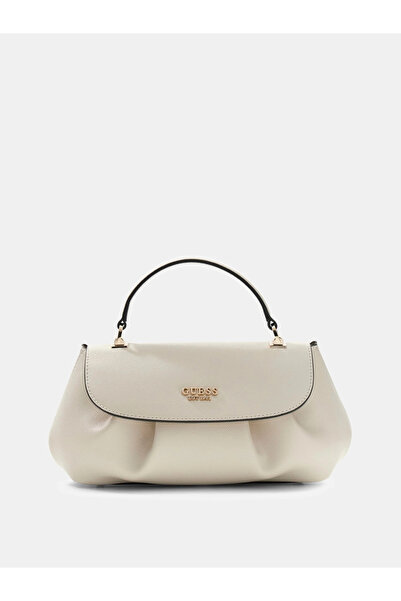 Guess Amorette Üstten Saplı Kapaklı Kadın Beyaz El Çantası HWBG7898190-OFF