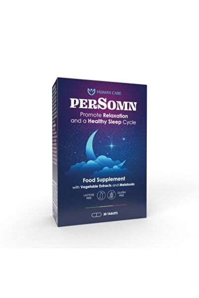 Human Care PerSomn – Supliment pentru Insomnie cu Valeriana, Mac Californian,...