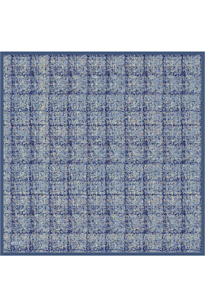 Aker Light Blue 90X90 Silk Twill Scarf