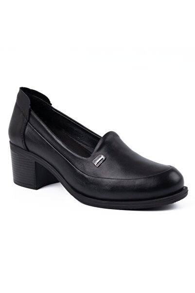Mammamia D26Ya-3400 Leather Heeled Women's Shoes