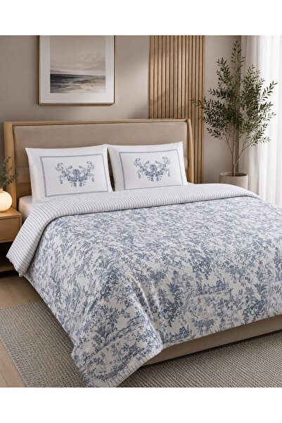Nilyso Home 100% Cotton Double Duvet Cover Set 200X220 Cm, 2 Pillowcases Incl...