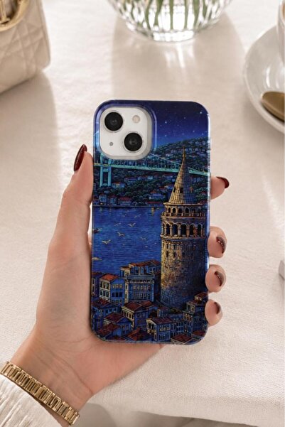 3GEN CASE iPhone 13/14/15 Uyumlu Modern Desen Serisi Lansman Kılıf İçi Kadife...
