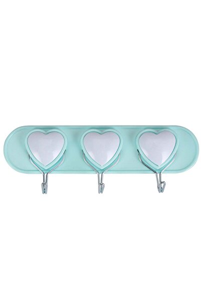 DELCASA حامل على شكل قلب بثلاثة خطافات DC2603