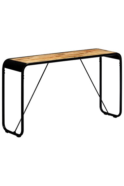 vidaxl Masă consolă, 140 x 35 x 76 cm, lemn masiv de mango nefinisat
