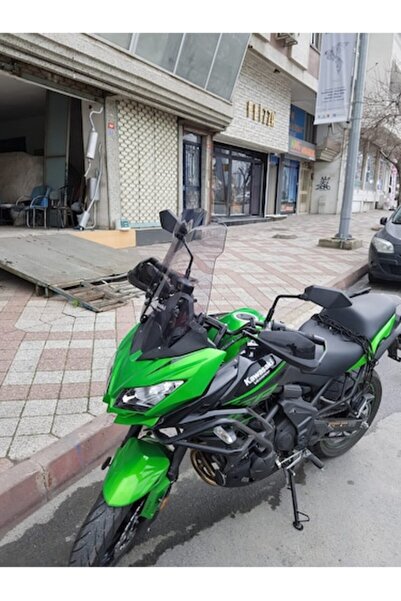 ZEUS MOTOR 2015-2018 Kawasaki Versys 650 (KLE) Uyumlu Uzun Ön Cam Zeus Açık Füme