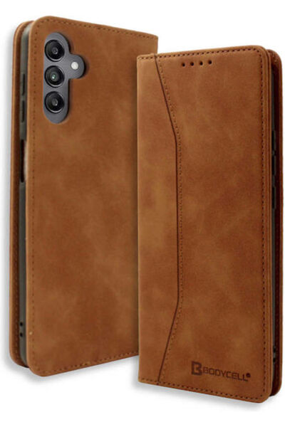 Other Θήκη Bodycell από Συνθετικό Δέρμα / Δέρμα Καφέ (Samsung M55 5G)