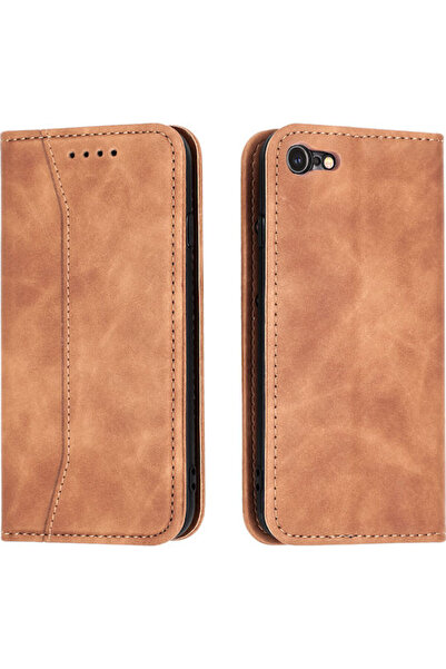 Other Bodycell Πορτοφόλι από συνθετικό δέρμα PU, Καφέ (iPhone SE 2022/2020) Κ...
