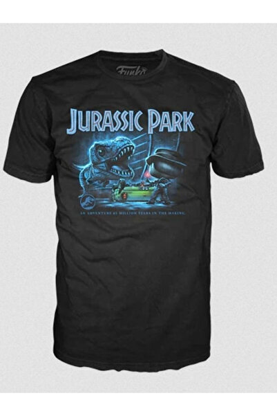 Funko Pop Tee Jurassic Park T-rex Jeep S 889698827423