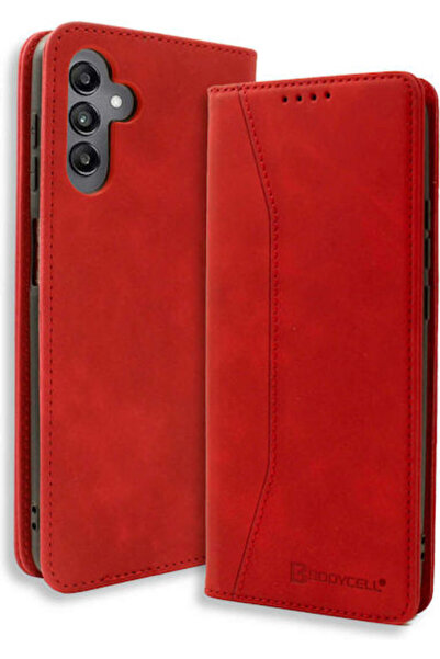OEM Θήκη Βιβλίο από Συνθετικό Δέρμα Κόκκινη (Samsung M15, Samsung F15 5G)