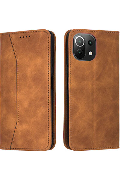 Other Bodycell PU Leather Wallet Synthetic Leather Brown (Xiaomi Mi 11 Lite /...