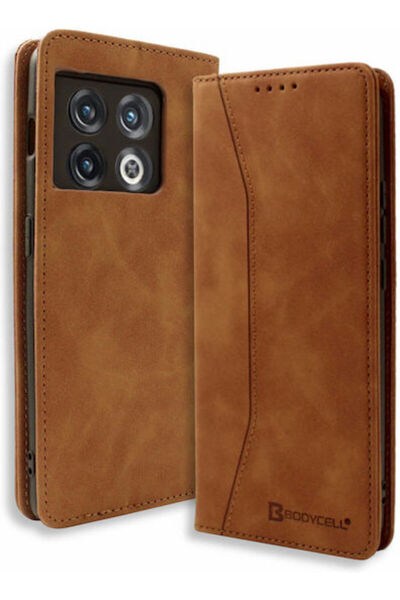 Other Θήκη Bodycell από Συνθετικό Δέρμα Καφέ (OnePlus 10 Pro 5G) Κωδικός: 04-...